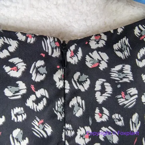 New! Bailey 44 Olivia Puff-Sleeve Leopard Print Dress, women size 0