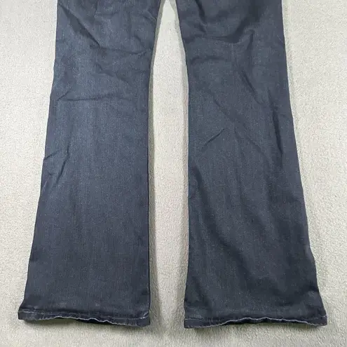Just Black Jeans Womens 32 Flare Bootcut Stretch Denim Made in USA Classic Blue