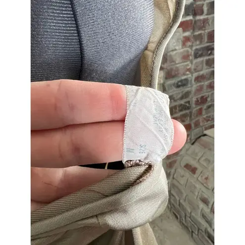 nightgown tan scalloped collar Size M