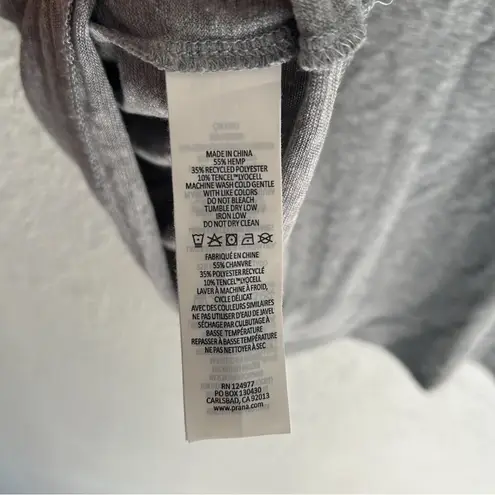 Grayson The Artist Short Sleeve Linen Dress Slate Blue Sz 4 Large