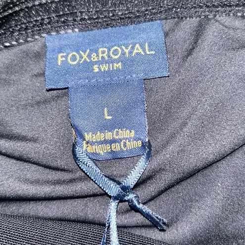 City Chic FOX & ROYAL Bikini Brief Black Size 20