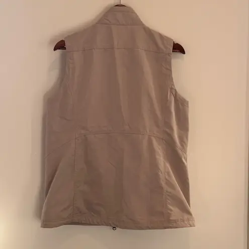 Orvis Tan zip-up vest size M