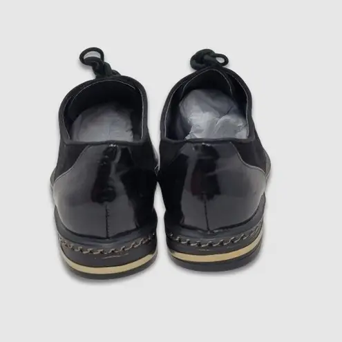 June Ambrose Calf Hair Patent Leather Lace