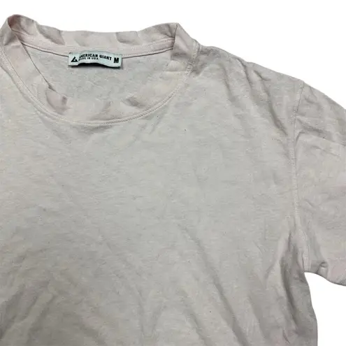 NWOT American Giant Women's Hemp Jersey Crew Tee Size M Ballerina Pink Basic Size M