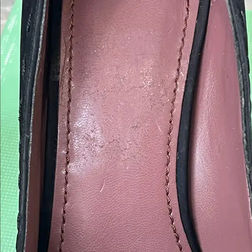 Elegant Suede Black Peep Toe Heels by V.O.Z Size 8