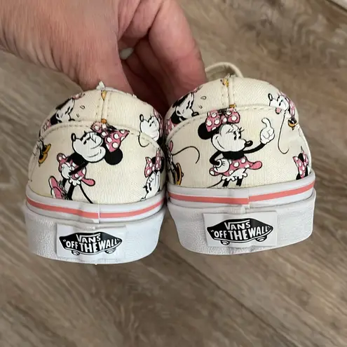 Vans  x Disney Rare Minnie Mouse classic slip on shoes 5