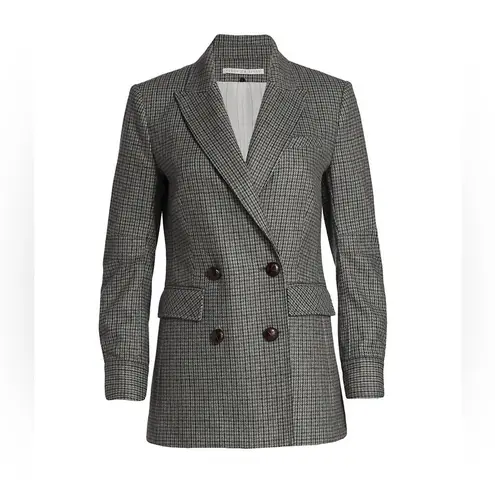 Veronica Beard Pyle Dickey Wool Double Breasted Blazer in Sage Multi Sz 0 - Image 12