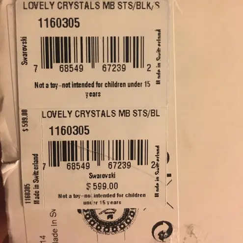 Swavorski New Swarovski Lovely Crystals Black watch