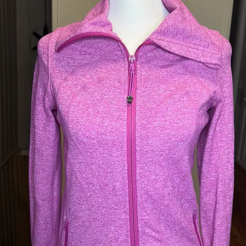 Lululemon  In Stride Jacket in Heathered Ultra Violet Pink New Size 4