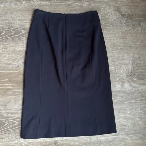 MM.LaFleur Greenpoint Pencil Skirt in Navy Blue 0