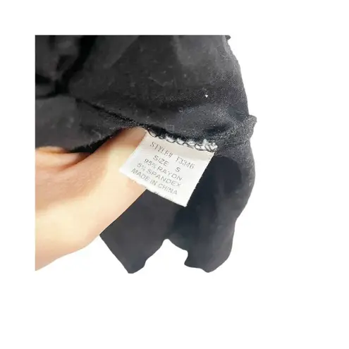 Bear Dance Black S "Empowered Women" Graphic Print Tank Top Stretch