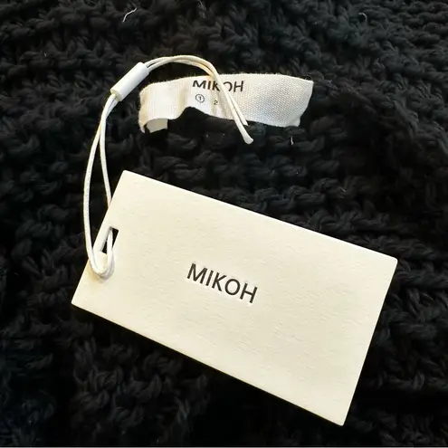 Mikoh  Ulupua Knit Racerback Tank Mini Dress Black Size Small NWT