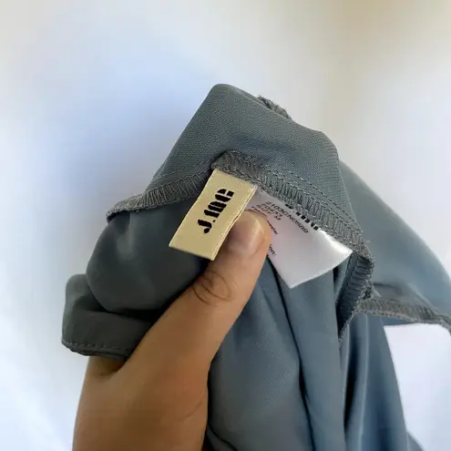 J.Inc flowy blue slacks pockets women's size M trousers high waist wide leg Size M