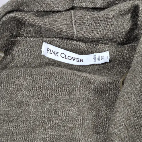 Pink Clover Penton Two Pocket Open Front Cardigan Olive Green XS NWOT - Image 3