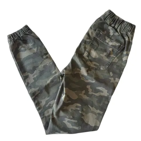 American Eagle  | Next Level Stretch Camo Joggers Size 2 Drawstring Ankle Zippers