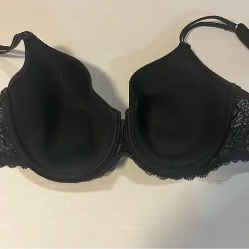 Chantelle Bra Merci Underwire Spacer T-Shirt Bra in 36D Black EUC 1747