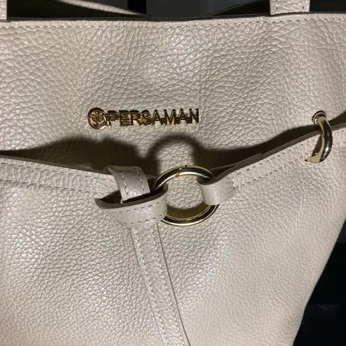 Persaman New York Italian Leather Luxury Tote crossbody Bag with dust bag