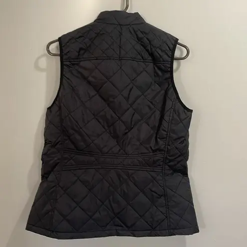 FUINLOTH black basic vest full zip Size M