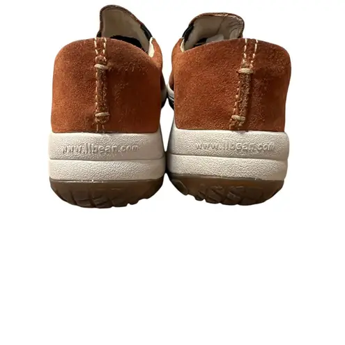 L.L. Bean Brown Suede Slip On Comfort Work Hard Sole Shoes Women Size 10M