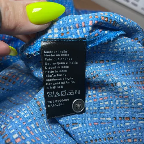 KAVU Simone Blue Mini Scoop Neck Dress Outdoor Casual Breathable Pickleballâ