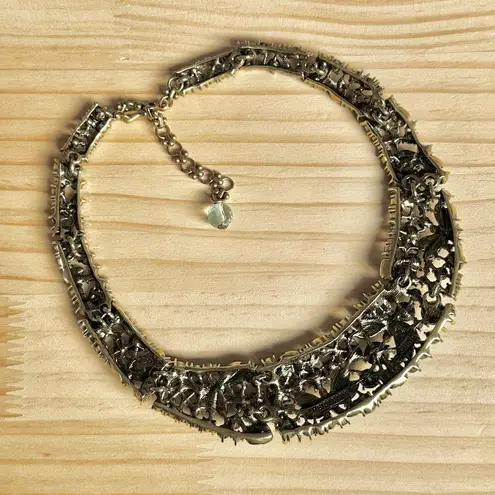 Heidi Daus “Dragonfly Fantasy” Multicolor Swarovski Collar Necklace