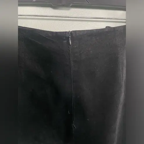 Wallis Black Leather Skirt Whimsy Goth Luxury Uptown Punk Knee