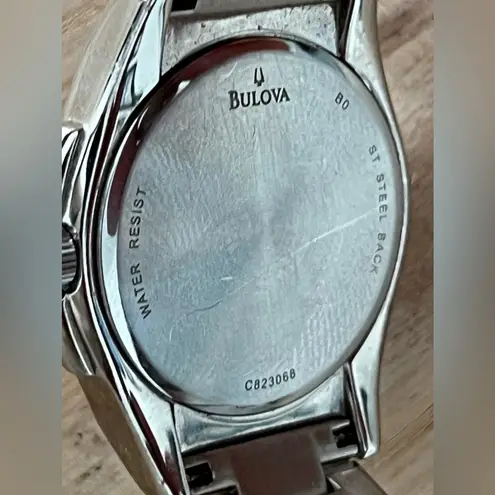 Caravelle by Bulova Ladies Watch Stainless Bracelet Silver Dial Crystals