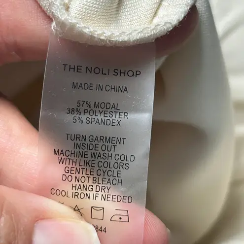 NWT The Noli Shop Soft Modal Sweatpants Women's XL Pearl Lounge Pants