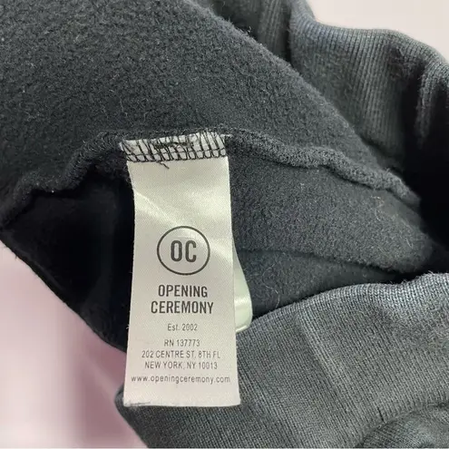 Opening Ceremony Womens Black Logo Scallop Sweatpants Joggers Pants Size XS