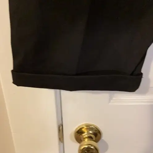 ASOS NWOT  black high waisted pants trousers with belt womens size 18