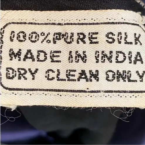 Vintage Cocktail Dress Medium Formal 80s Art Deco Beaded Holiday Party RARE Black