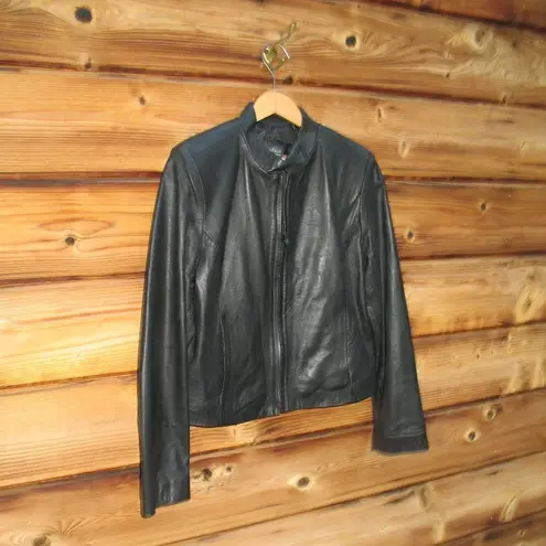 Vera Pelle Black Leather Jacket