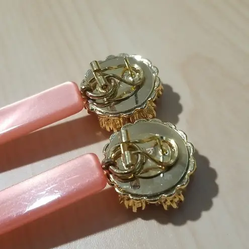 Rachel Comey Mission Acrylic Matchstick Drop Earrings Rhinestone Clutter ~ NWOT