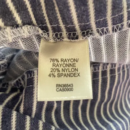 Van Heusen Striped Super Stretch Crop Pants