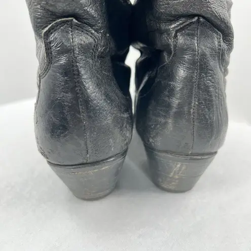 Dingo Vintage Black Womens Boots 6 Western Rodeo Boho Festival