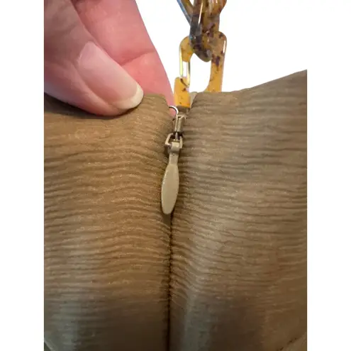 Giuseppe Di Morabito NWT Silk Ruched Halter Mini Dress IT 38 US 6 Olive Green