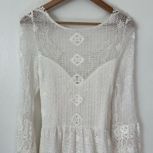 Jen's Pirate Booty XS Everlasting Lace Backless Mini Dress in White