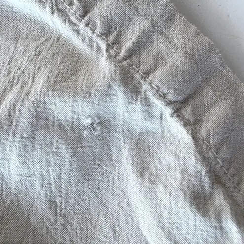 Vintage Erika & Co. Cotton Elastic Waist Drawstring Shorts Size Small Tan