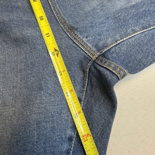 JCrew 10" High Rise Skinny Jeans Allday Stretch Womens Denim Distressed Size 35 Blue