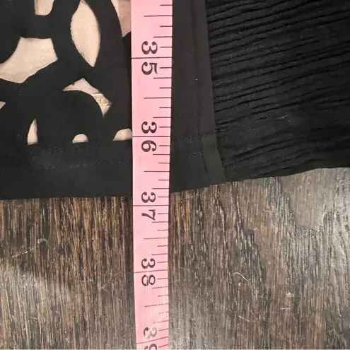 Maeve Black Cutout Midi Dress