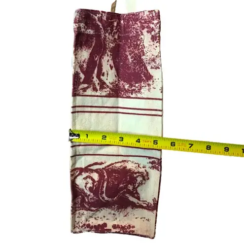 Christian Dior  Canvas Tote Bag Burgundy and Cream - New In Package