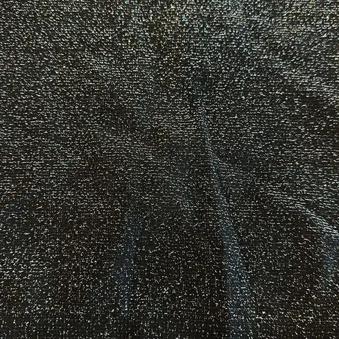 Phat Buddha Women’s Black & Silver Stretch Racerback Tank Top Size M