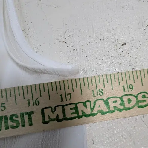 Christopher & Banks Sleeveless Collared Button Up Shirt – Women's S White