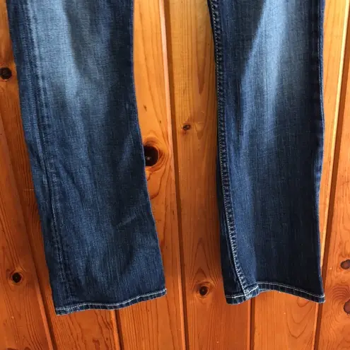 BKE denim sierra boot cut jeans size 27x31 1/2 darker western jeans country