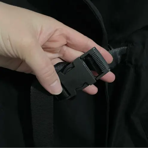 Pretty Little Thing  Black Hooded Belted Trench Coat Lightweight Womens 10