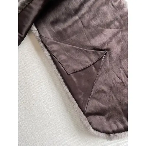 Princeton"s Mutation Vintage Brown Mink Fur Stole Cape Wrap Jacket Old Money Size M