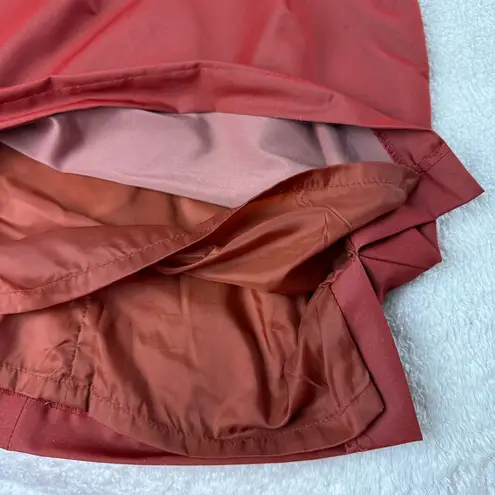 Newport News Easy Style Sheath Dress Womens 4P Orange Y2K VTG Party Office Work