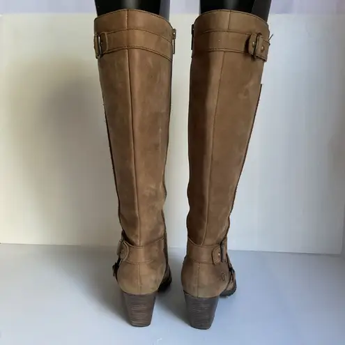 Børn Brown Leather Riding Boots Size 7 – Tall Knee