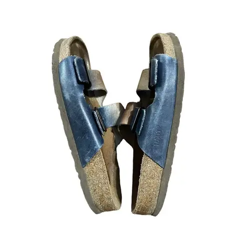 Naot Santa Barbara Colorblock slide on sandals sz 7.5 Blue