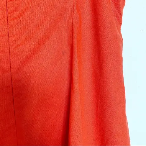 Newbury Kustom Button Front Ruffle Strap Dress Size Large